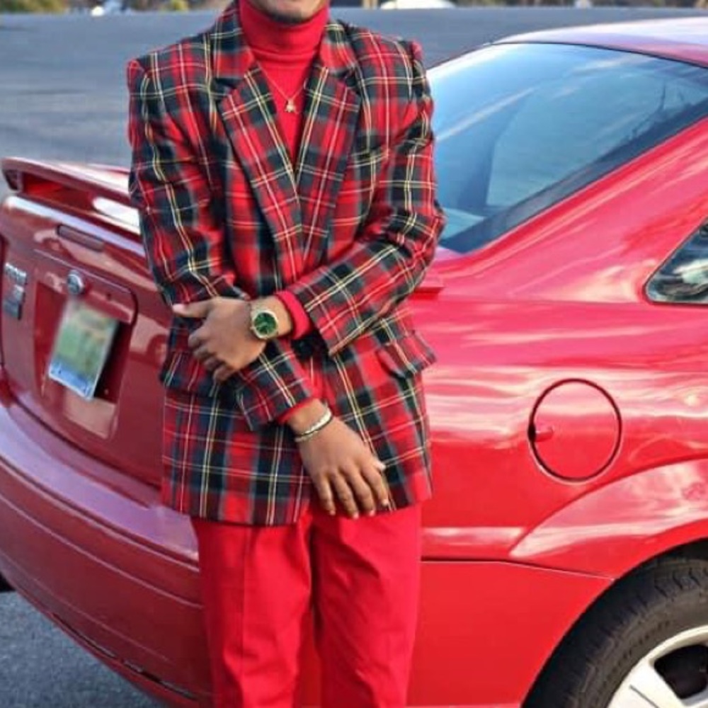 UNISEX Plaid Blazer
